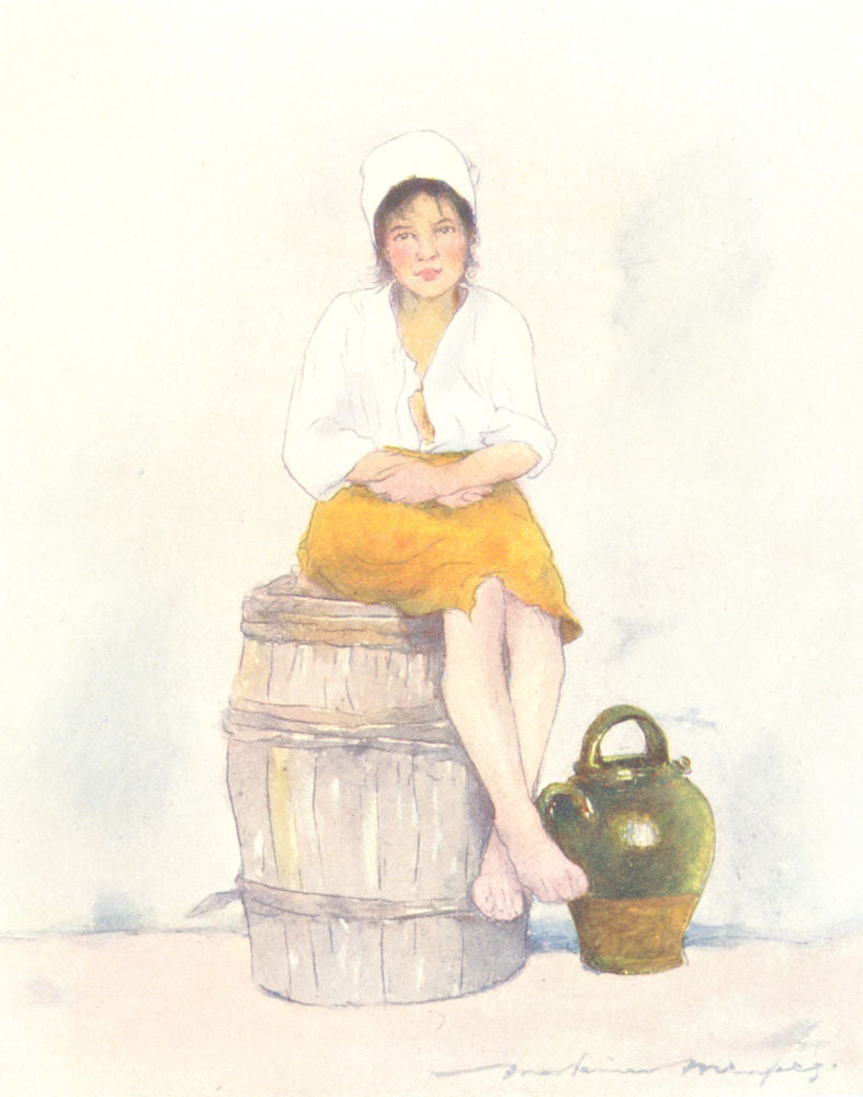 ILLE-ET-VILAINE BRITTANY BRETAGNE. A Little water-carrier 1905 old print